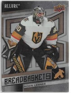 2021-22 UD Allure Breadbaskets #BB13 Robin Lehner - Picture 1 of 2