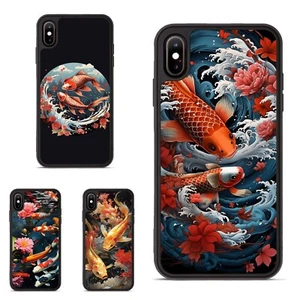 For Motorola Moto Google Pixel OnePlus Plastic Case beautiful koi fish - Picture 1 of 25