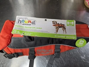 Outward Hound Pupsaver Ripstop Orange Color Dog Life Jacket Medium NEW - Picture 1 of 4