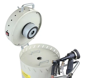 mobiler Sandstrahler 105L Rückgewinnung Druckluftstrahler Sandstrahlkabine 01421 - Bild 1 von 5