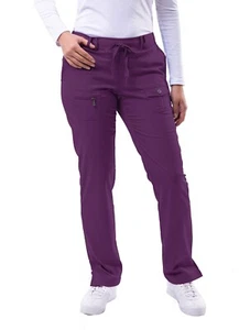 Adar Pro Scrubs For Women - Petite Skinny Leg Yoga Scrub Pants - Picture 1 of 201