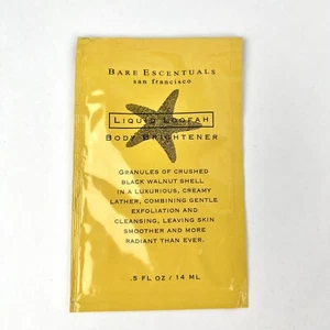 Bare Escentuals Liquid Loofah Body Brightener Scrub Travel Sample DISCONTINUED - Picture 1 of 2