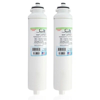 SGF-LGFR06 Fits for LG M7251242FR-06, M7251252FR-06 Refrigerator Filter 2 Pack - Image 1 of 4