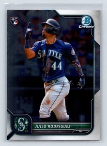 Julio Rodriguez 2022 Bowman Chrome #48 Seattle Mariners RC C53 - Foto 1 di 2