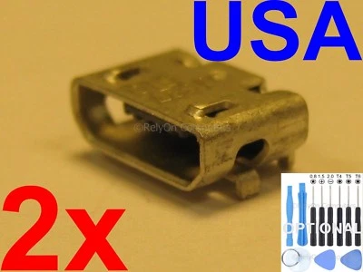 Lote de 2 puertos de carga micro USB sincronizados para tablet Lenovo Tab 2 ¡Muchos modelos EE. UU.! Foto 1 de 4