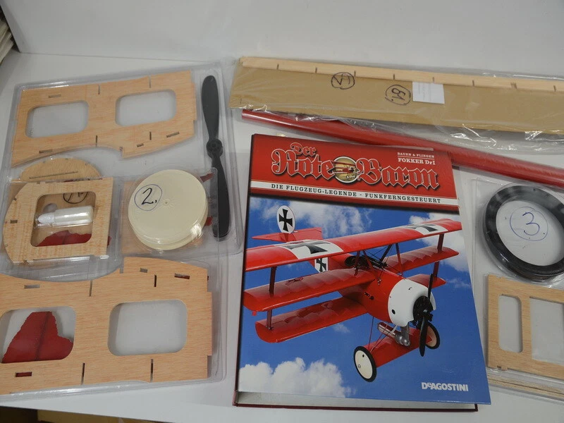 Deagostini Rote Baron als Bausatz 3x Bauteile aussuchen aus Liste - Bild 1 von 1