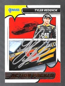 Tyler Reddick signed auto 2022 Donruss Action Packed card #13 NASCAR STAR 4 - Picture 1 of 1