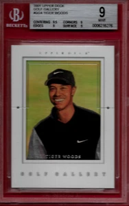 2001 Upper Deck #GG4 Tiger Woods (Galería de Golf) BGS 9 $$$ - Imagen 1 de 2