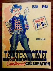 Rare 1948 JAMESTOWN CALIFORNIA Centennial Program TUOLUMNE COUNTY Hist & Photos - Imagen 1 de 9