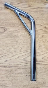 LayBack steel Seat Post W/Support Steel 22.2mm Chrome lowrider cruiser - Picture 1 of 1