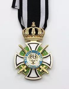 German House Order of Hohenzollern with Swords(4th Class) - Picture 1 of 3