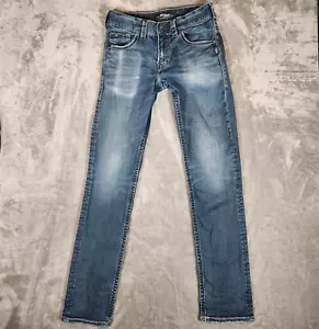 Silver Eddie Jeans Men's 31X35 (Tag 29X36) Straight Thick Stitches - Picture 1 of 14