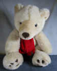 Lovely Quality Vintage Alders Soft Fluffy Plush Teddy Bear With Red Scarf 54cm