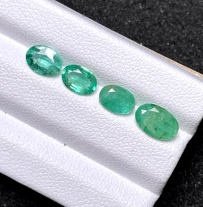 4.12ct Clearance sale! 100% natural Zambian Emerald Loose gemstone - Foto 1 di 3
