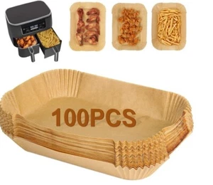 100PCS Ninja Stack Air Fryer Liners Disposable, Food Grade Parchment SL451UK - Picture 1 of 5