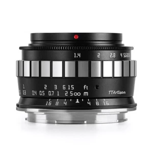 TTArtisan 23mm f/1.4 for L mount camera (Leica SL, APS-C) =Black x Silver= - Picture 1 of 2