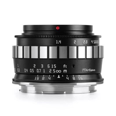TTArtisan 23mm f/1.4 for L mount camera (Leica SL, APS-C) =Black x Silver= - Image 1 of 2