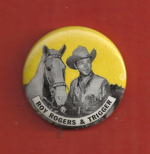 Original.."Roy Rogers & Trigger"..1 3/4 Pin - Bild 1 von 2