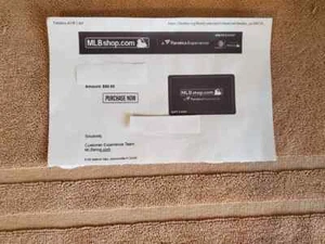 $60.00 MLB SHOP GIFT CARD Major League Baseball - Picture 1 of 1