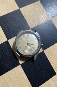 Vintage Swiss-Made Titan Subseconds Men’s Mechanical Watch for Parts/Repair - Picture 1 of 5