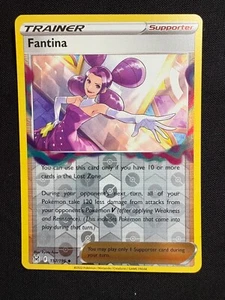 Fantina 157/196 Reverse Holo LP - Pokemon TCG Sw&Sh Lost Origin LOR Trainer - Picture 1 of 5