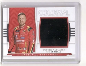 Tarjeta de chapa colosal 2022 National Treasures Justin Allgaier/49 - Imagen 1 de 2