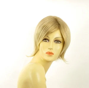 Perruque femme courte blond méché blond très clair MARINA 15t613 - Picture 1 of 8