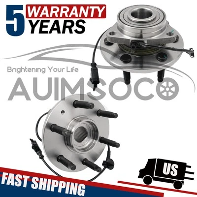 Conjunto de buje de cojinete de rueda delantera 4x4 para Cadillac Escalade EXT 2007 2008-2013 Foto 1 de 4