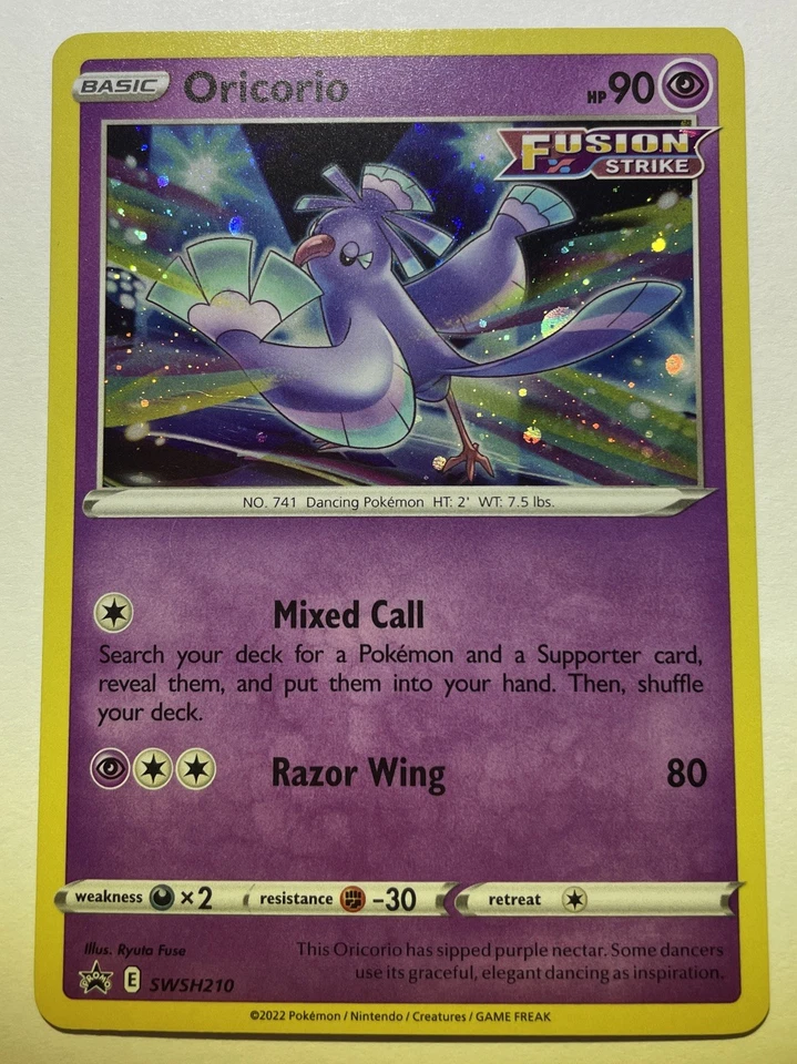 Oricorio SWSH210 SWSH: Sword & Shield Promo Cards Holo - Image 1 of 1