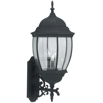 Designers Fountain 2442-BK Tiverton Wall Lanterns, Black - Image 1 of 4