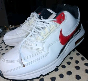 Nike Air Max LTD 3 Shoes Men's BV1171-100 White/University Red/Black Size 9 - Picture 1 of 20