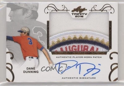 2016 Leaf Trinity Patch Auto Dane Dunning #PA-DD1 Patch Auto - Image 1 of 2