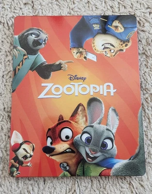 Disney Zootopia Steelbook (4K Ultra HD Blu-ray 2-Disc Set) - Very Good - Image 1 of 2
