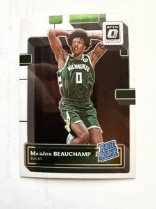 Panini Donruss Optic 2022-23 - Clasificado novato #210 MarJon Beauchamp (RC) - Imagen 1 de 2