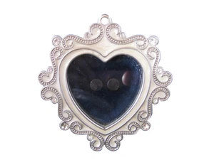 Vintage Silver Tone Miniature Photo Picture Frame - Picture 1 of 5