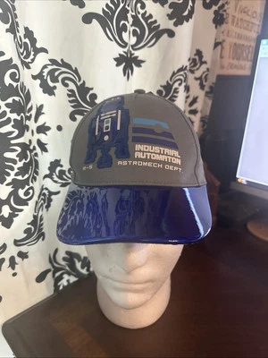 Chapéu Star Wars Galaxy's Edge masculino - Cinza/azul, R-5 novo com etiquetas - Imagem 1 de 4