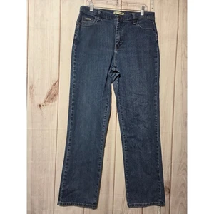 Lee Relaxed Straight Leg Damenjeans Größe 12 Lang Blau Denim Freizeithose - Bild 1 von 7