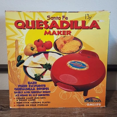 Salton Santa Fe Quesadilla Maker QM2SFR Non Stick - Image 1 of 3