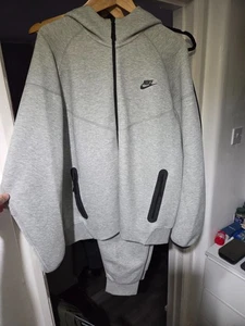Nike tech grey tracksuit mens xl new without tags - Picture 1 of 5
