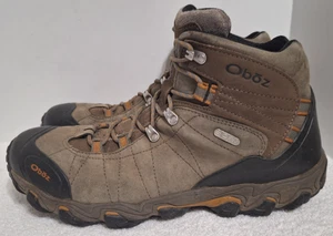 Oboz Bridger Mid B-Dry Taupe Sudan Wasserdicht 6 Augen Wanderschuhe Herren Größe 13 - Bild 1 von 11
