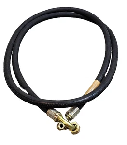 2.1M New Aeroquip FC310-06 Hydraulic Tubing Hose 280Bar 4000PSI w/ 90* Fittings - Picture 1 of 7