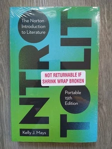 The Norton Introduction to Literature Portable 15th Ed. by Kelly J. Mays (2024) - Picture 1 of 4
