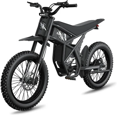 Upgraded GT73 Electric Dirt Bike for Adults Teens 2400W 25" Motorcycle Tires - Image 1 of 4