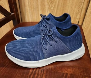 Vessi Everyday Classic Navy Blue Vegan Sneaker Womens Sz 11 - Picture 1 of 8