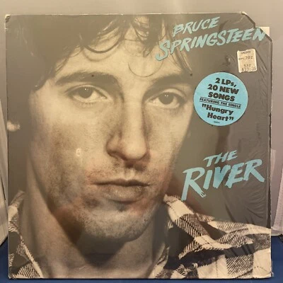 The River by Bruce Springsteen (2xVinyl Records 1980 W/ Hype Sticker Shrink EX - Image 1 of 4