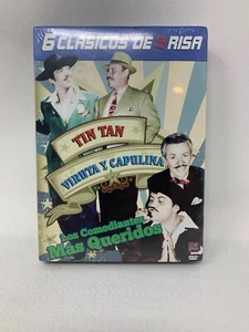 Los Comediantes Mas Queridos Tin Tin Viruta Y Capulina 6 Classico’s DVD New - Picture 1 of 3