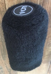 Dunlop Black Plush Fur #5 Golf Head Cover - Picture 1 of 3