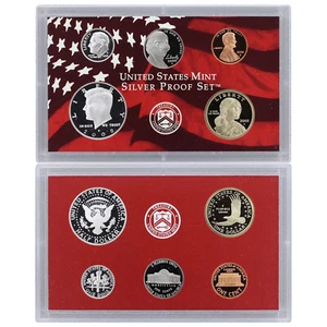 2008 S Partial Proof Set Kennedy Dime Nickel Cent 90% Silver US Mint 5 Coins - Picture 1 of 6