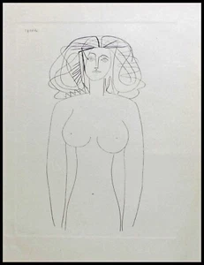 Pablo PICASSO - Jacqueline, 1952, Radierung - Bild 1 von 4