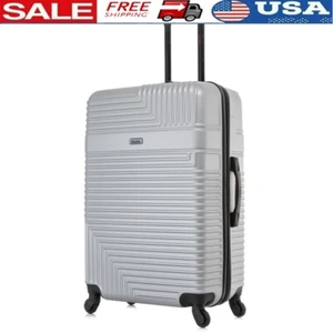 Lightweight Hardside Luggage Durable Spinner Wheels Gel Handle Travel Suitcase - Picture 1 of 10